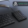 Aplic - Numpad Wired Numeric Keyboard, USB Numpad External, Keypad Mini Keyboard, 22 Keys, USB Type A Wired Keyboard, Numeric Keypad with 10 Multi-Function Keys, Multimedia, PC laptop notebook