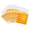 3dRose Greeting Cards - Orange and Yellow Gel Effect Honeycomb Pattern - 12 Pack - Patterns
