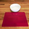 Rectangle Placemat Set - Gloss Light Pink 2 Placemats Large 58cm x 38cm