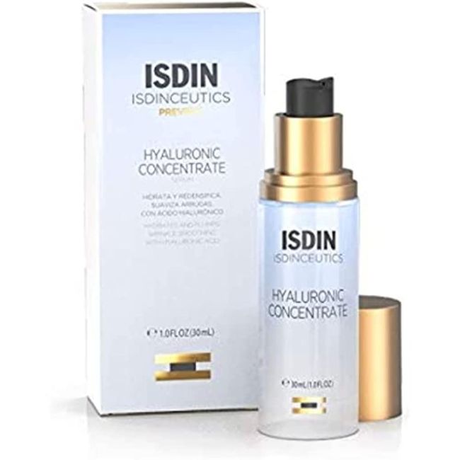 Isdinceutics Hyaluronic Concentrate, Lightweight Face Serum with Hyaluronic Acid, 1.0 FL OZ