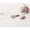 Clover Picot Comb Small 57-709 White