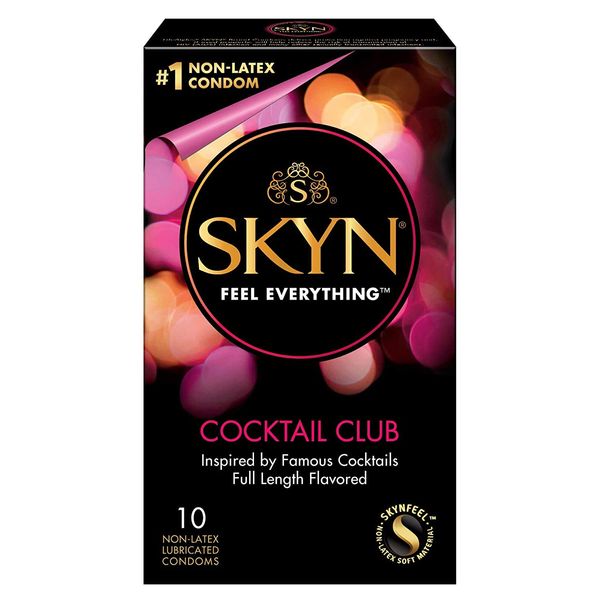 SKYN Cocktail Club Premium Flavored Condoms, 10 Count