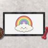 'Happy Rainbow Cloud' Pet Feeding Mat (PM00006420)