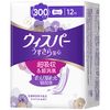 Whisper Thin and Safe 10.1 fl oz (300 cc), 13.8 inches (35 cm), 12 Pieces (Women's Absorbent Care, Urine Leak Pad) (For Those Who Are Worried About Instantly Swirls