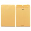 Quality Park 9 x 12 Clasp Envelopes with Deeply Gummed Flaps, Great for Filing, Storing or Mailing Documents, 28 lb Brown Kraft, 100 per Box (QUA37890)