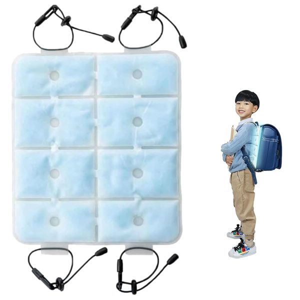 Cooling Pad for Backpacks, Cool Pad, Cooling Sensation, PCM Pad, Cooling Pad, Rucksack, Stroller, School Bag, Back Cooling, Heatstroke Prevention, Business Backpack, School Commute, Lightweight,