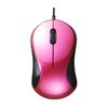 Buffalo BUFFALO Wired BlueLED Quiet 3 Button Mouse Pink BSMBU108PK