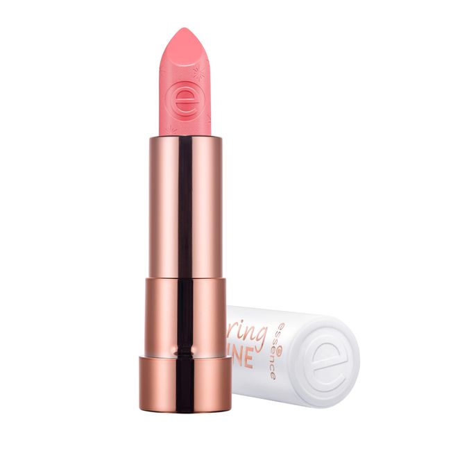 essence caring SHINE vegan collagen lipstick, Lippenstift, Nr. 201 My Dream, nude, pflegend, glänzend, vegan, entspricht unserem CLEAN BEAUTY Standard, ohne Alkohol (3,5g)