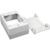 NEW WIREMOLD USA MADE NM35 PLASTIC IVORY DEEP OUTLET BOX WIRE PROTECTOR 