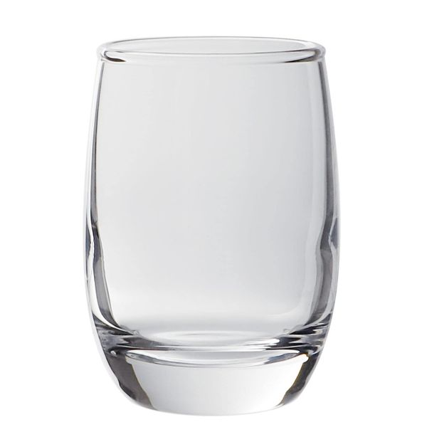 Toyo Sasaki B-00314 Glass Shot Glass, Made in Japan, Dishwasher Safe, Clear, 2.5 fl oz (75 ml)