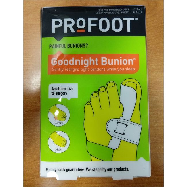PROFOOT Goodnight Bunion Corrector Helps Realign While Sleeping One Pair -  E10B