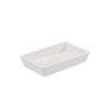 sourcing map Porcelain Crucible 60ml Rectangular Boat Sample Holder 91x62x19mm for Melting Refining 2pcs