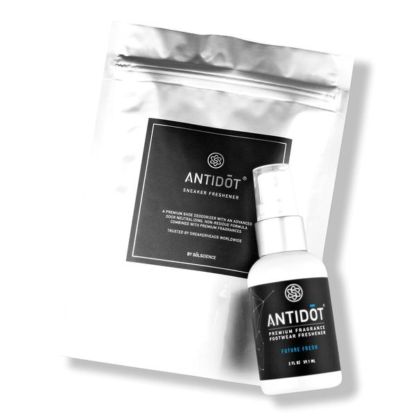 Shoe Deodorizer for Sneakerheads by ANTIDOT - Advanced Shoe Freshener Spray Collection | Shoe Odor Neutralizing Formula (Future Fresh)