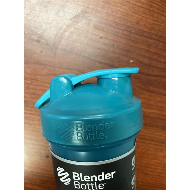 BlenderBottle Shaker Bottle with Pill Organizer and Storage for Protein
