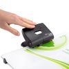 Rapesco 1086 ECO 2-Hole Punch, 22 Sheets Capacity, Black