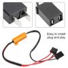 Car Load Resistor Car LED Load Resistor Decoder 2 Pieces Car LED Decoder for H7 Headlight Anti Hyper Flash No Error Load Resistor Wiring