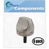 6 Upstart Components Replacement WB03K10265 Control Knob Assembly for General Electric CGS980SEM1SS, CGS990SET4SS Range