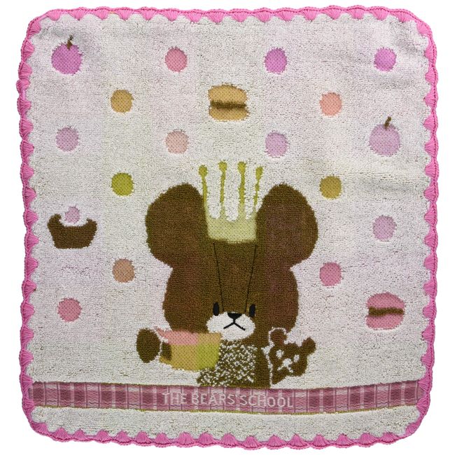 Marushin 4335012500 Hand Towel, Bear's School, Jackie's Tea Time