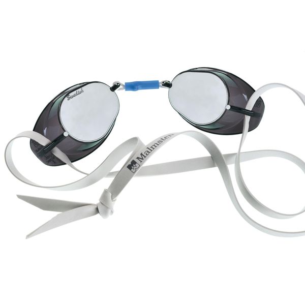 Malmsten Unisex's Swedish Goggles Metallic, Silver