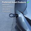 Black Front Bumper Trailer Ring Eye Towing Tow Hook Screw For Mazda MX-5 2016+