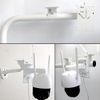 Right Angle Dome Camera Bracket Hardware Universal Wall Ceiling Mount Bracket Security Camera Hardware Surveillance Base 90° Angle Adjustment Hardware Housing White (Set of 1)