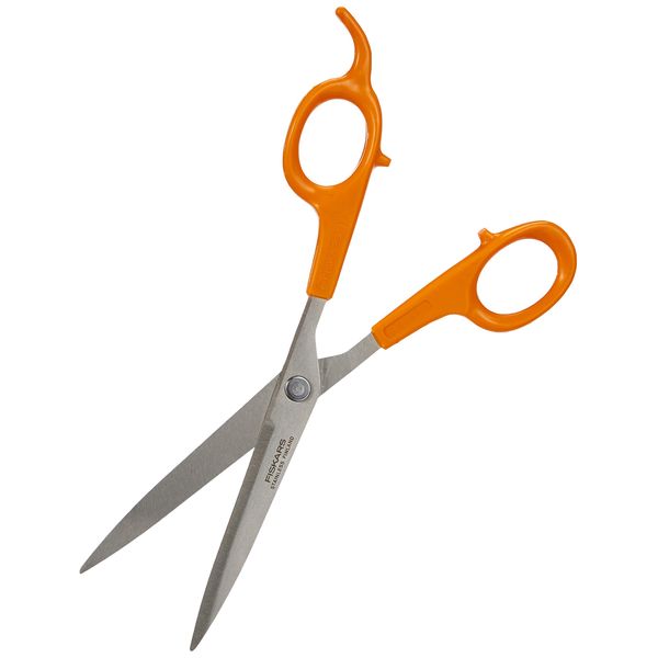 Fiskars Hairdressing Scissors, Total Length: 17 cm, Steel/Synthetic Material, Classic, 1003025