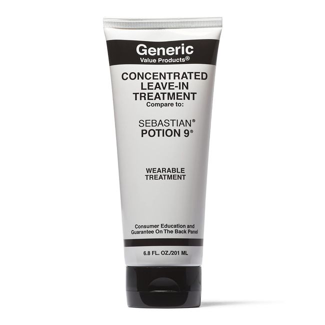 Generic Value Products Concentrated Leave-In Conditioner Treatment, Nourishes, Revitalizes, Repairs Damaged Hair, 6.8 Oz