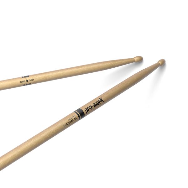 ProMark Drumsticks - Schlagzeug Sticks - Schlagzeugsticks - Klassischer Vorwärts 5B Drum Sticks - Ovale Holzspitze - Hickoryholz - 1 Paar