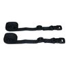 Webbing Strap with Quick Release Buckle, Pack of 2 (Black, 2 metres)