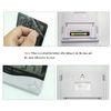 Indoor Bedroom Digital LCD Temperature Humidity Meter Clock Home Thermometer