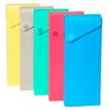 1InTheOffice Sliding Pencil Case Box with Button Snap, Slider Pencil Case, 4 pack