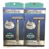 Double Edge Shaving Safety Razor with Free 10 Blades- 2Pack