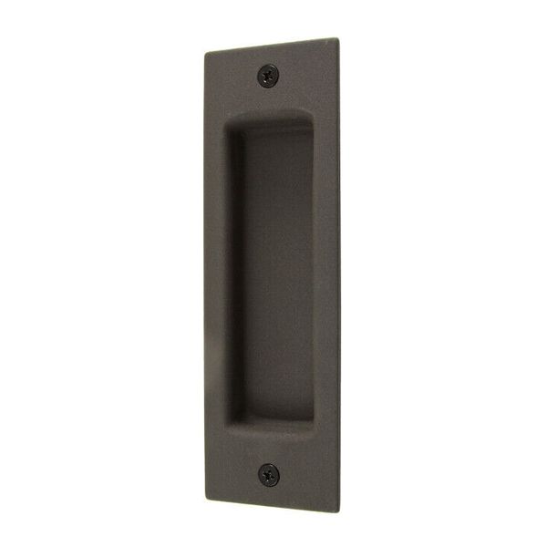 US Futaba Barn Door Flush Pull Handle  6-1/2" Oil Rubbed Bronze