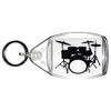 drum kit design keyring handmade in uk from uk