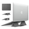 Ringke FOLDING 2 STAND Foldable, Lightweight, Thin, Laptop Stand, Laptop Stand, Tablet Stand, Tablet, E-Reader, Laptop, Gray