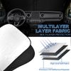 Custom For 2018-2025 Jeep Wrangler Gladiator Front Windshield Sun Shade Cover