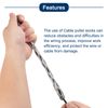 uxcell 13-18mm OD Cable Pull Sock Grip 0.59m Single Head Side Pull Wire Mesh Puller Sock Grip Stainless Steel Wire Pulling Tool