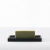 b2c Polyresin Soap Dish (Black) | Soap Rest Holder Case Soap Holder Soap Dish