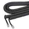 Softalk 42261 Coiled Phone Cord Plug/Plug 25 ft. Black