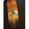 Hand Painted The End of Trail on Large Feather