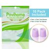 Povihome Toe Protectors, Toe Sleeves Silicone Small Gel Corn Protectors for Runners,Blisters,Shoes,Heels,Sandal Purple Pinky Toe Pain Relief 5 Pairs