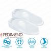 PEDIMEND™ 2PCS Silicone Heel Pads Shoe Inserts Posture Correction Gel Heel Cups