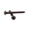 ElekTek Ceiling Chandelier Hook Plate 65mm - Brushed Antique