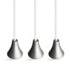 Pull Cord String for Bathroom Light or Ceiling Switches (Silver)