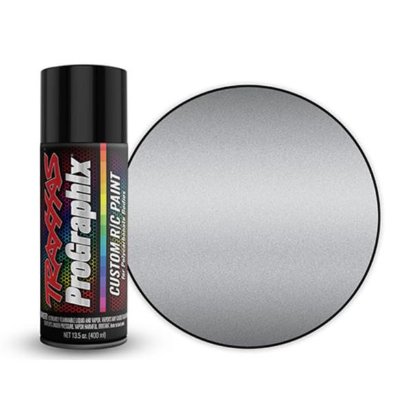 Traxxas 5073X Body Paint, Metallic Silver 13.5oz