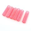 Curler Plastic Pink Cylinder Design Curling Tool for Women Pack of 6 