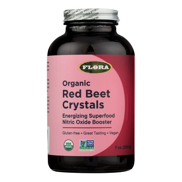 Flora Health Organic Red Beet Crystals 7 oz (Pack of 3)