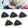 Wool Triangular Felt Buffing Pad with Alloy Steel Base for Oscillating Tool