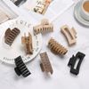 Lolalet Hair Clip [2 Patterns, 8 Pieces], Hair Clip Simple, 3D Feeling Hair Arrangement, Hair Clips-4 Glossy, 4 Matte, Beige, Light Brown, Kogetcha, Black
