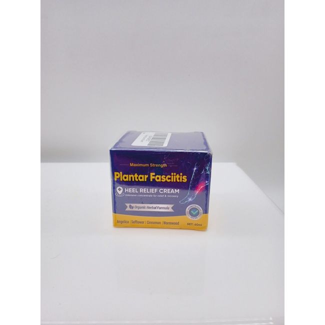 Natural Plantar Fasciitis, Heel Pain Relief Cream Maximum Strength Cream 1oz